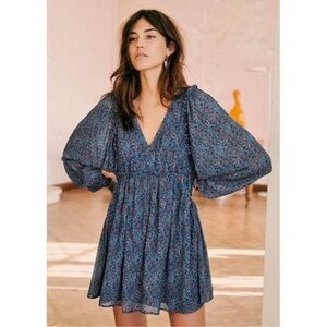 Sezane Evy Dress in Palermo Print - Size FR 36 (US 4)